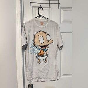 Rugrats Tommy Pickles Cartoon Graphic Shirt Mens Xl Y2K Vintage Short Sleeve GUC